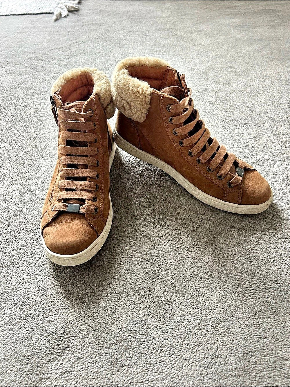 UGG High Top Sneakers Brown US 9